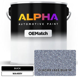 CADILLAC GLACIER LAKE BLUE M. WA468Y | OEMatch Automotive Basecoat