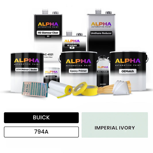 BUICK IMPERIAL IVORY 794A OEMatch Vehicle Paint Kit