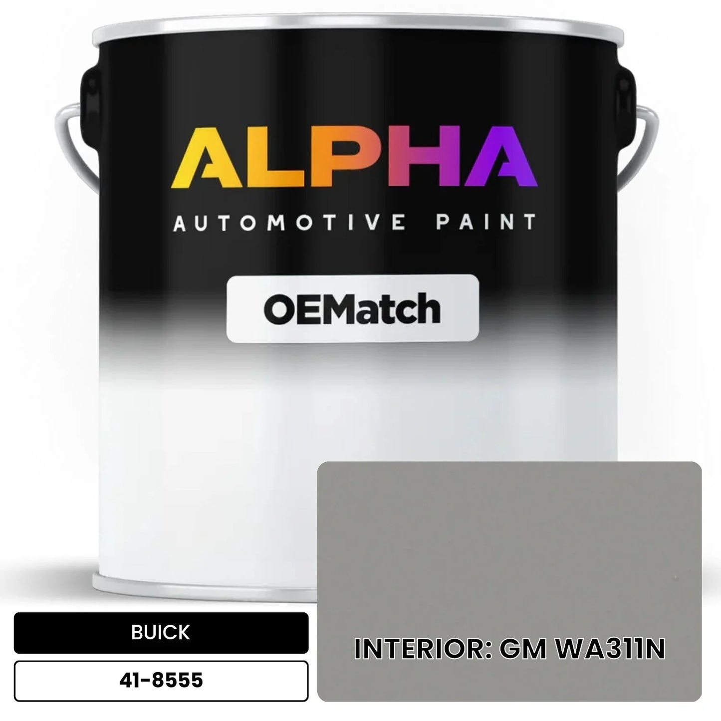 BUICK INTERIOR: GM WA311N 41-8555 OEMatch Basecoat