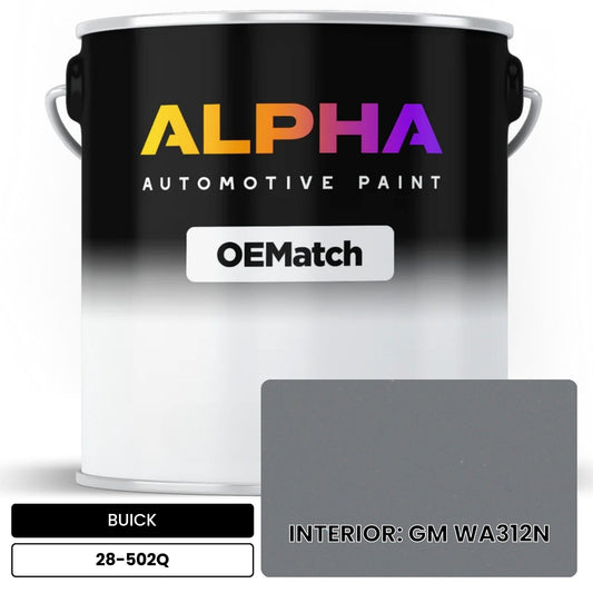 BUICK INTERIOR: GM WA312N 28-502Q OEMatch Basecoat
