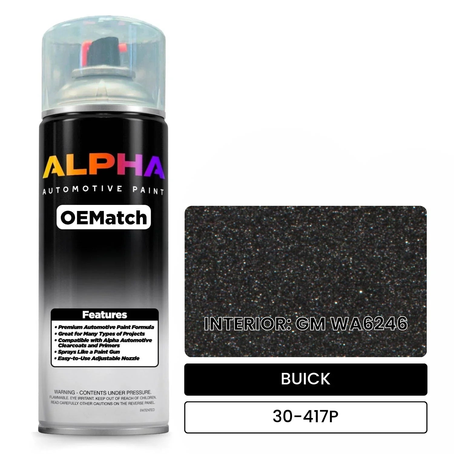 BUICK INTERIOR: GM WA6246 30-417P OEMatch Spraycan