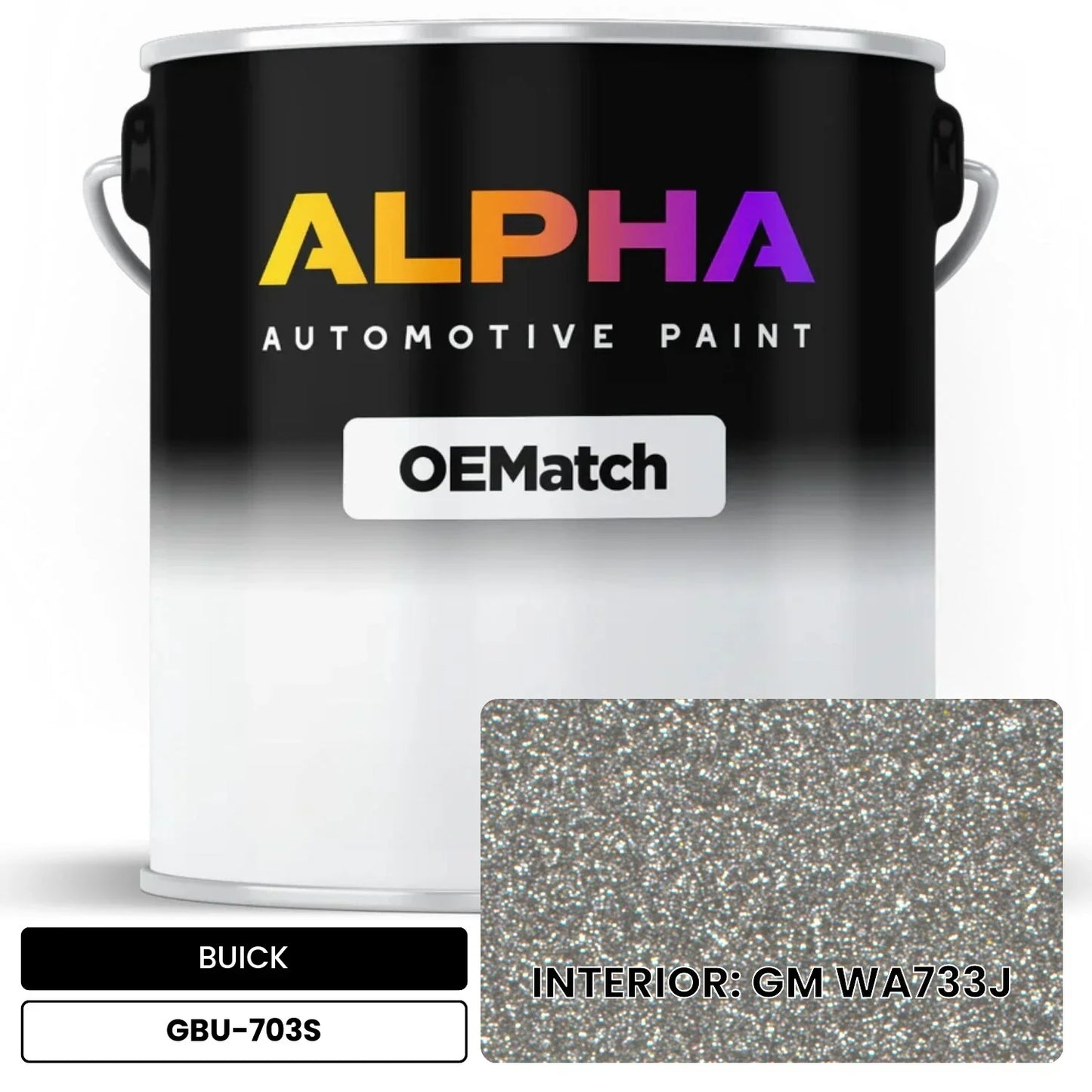 BUICK INTERIOR: GM WA733J GBU-703S OEMatch Basecoat