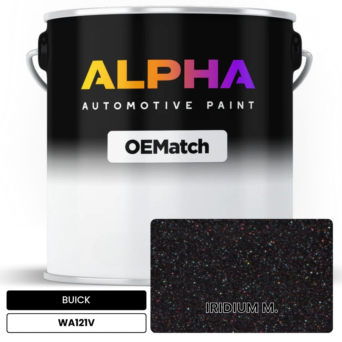 BUICK IRIDIUM M. WA121V OEMatch Basecoat