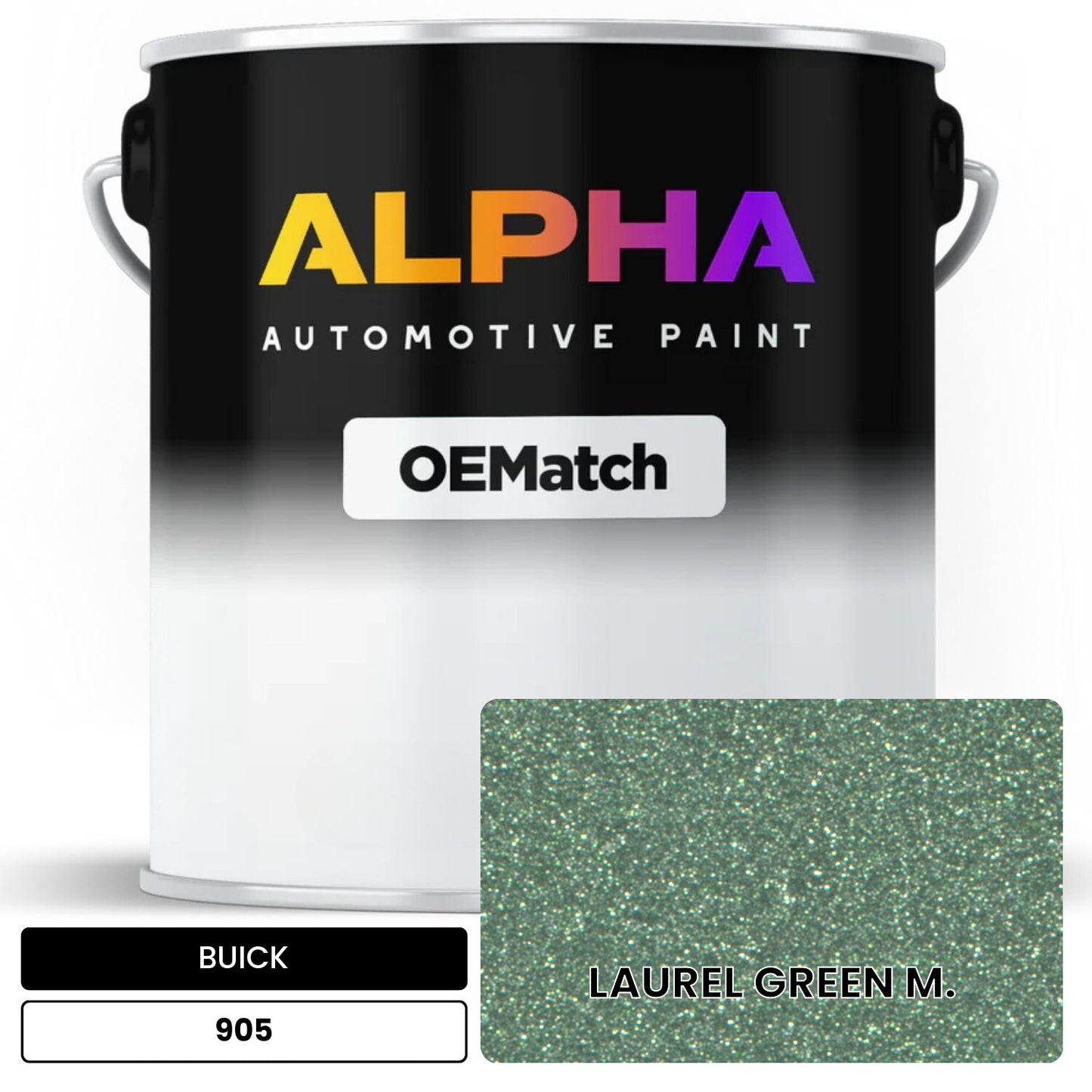 BUICK LAUREL GREEN M. 905 OEMatch Basecoat