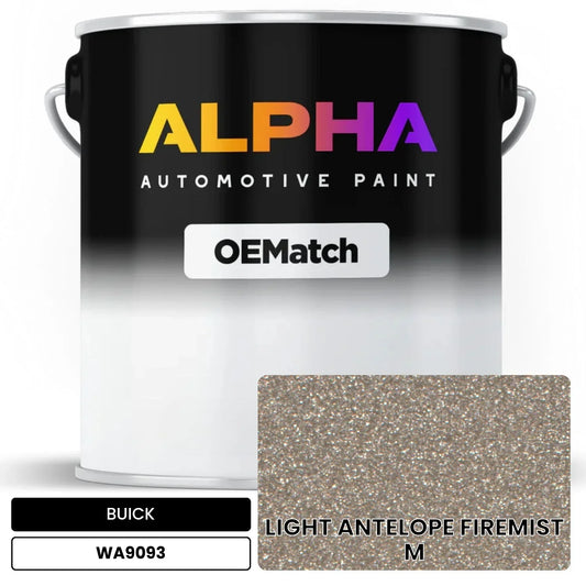 BUICK LIGHT ANTELOPE FIREMIST M WA9093 OEMatch Basecoat