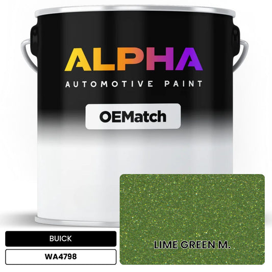 BUICK LIME GREEN M. WA4798 OEMatch Basecoat