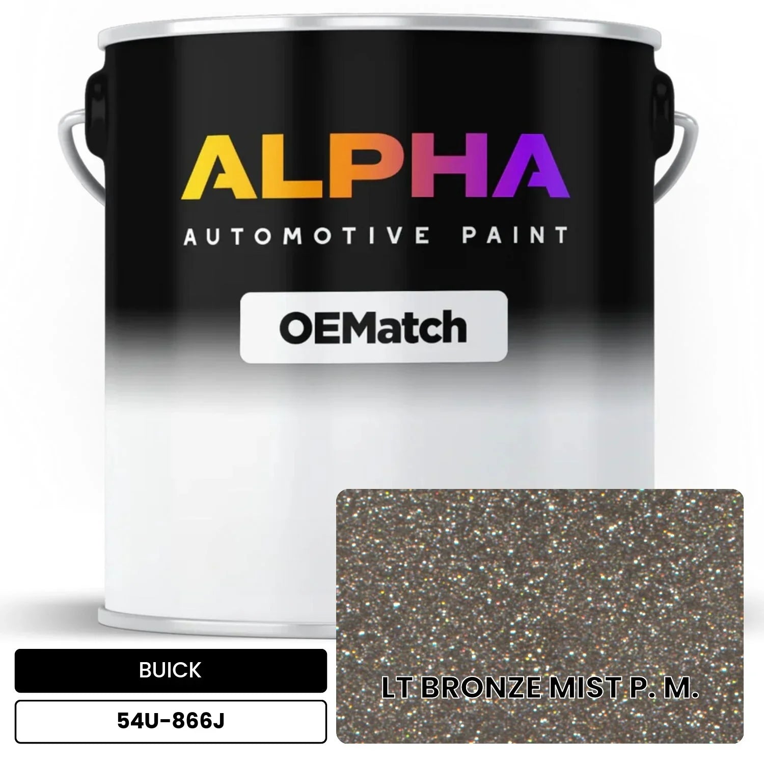 BUICK LT BRONZE MIST P. M. 54U-866J OEMatch Basecoat