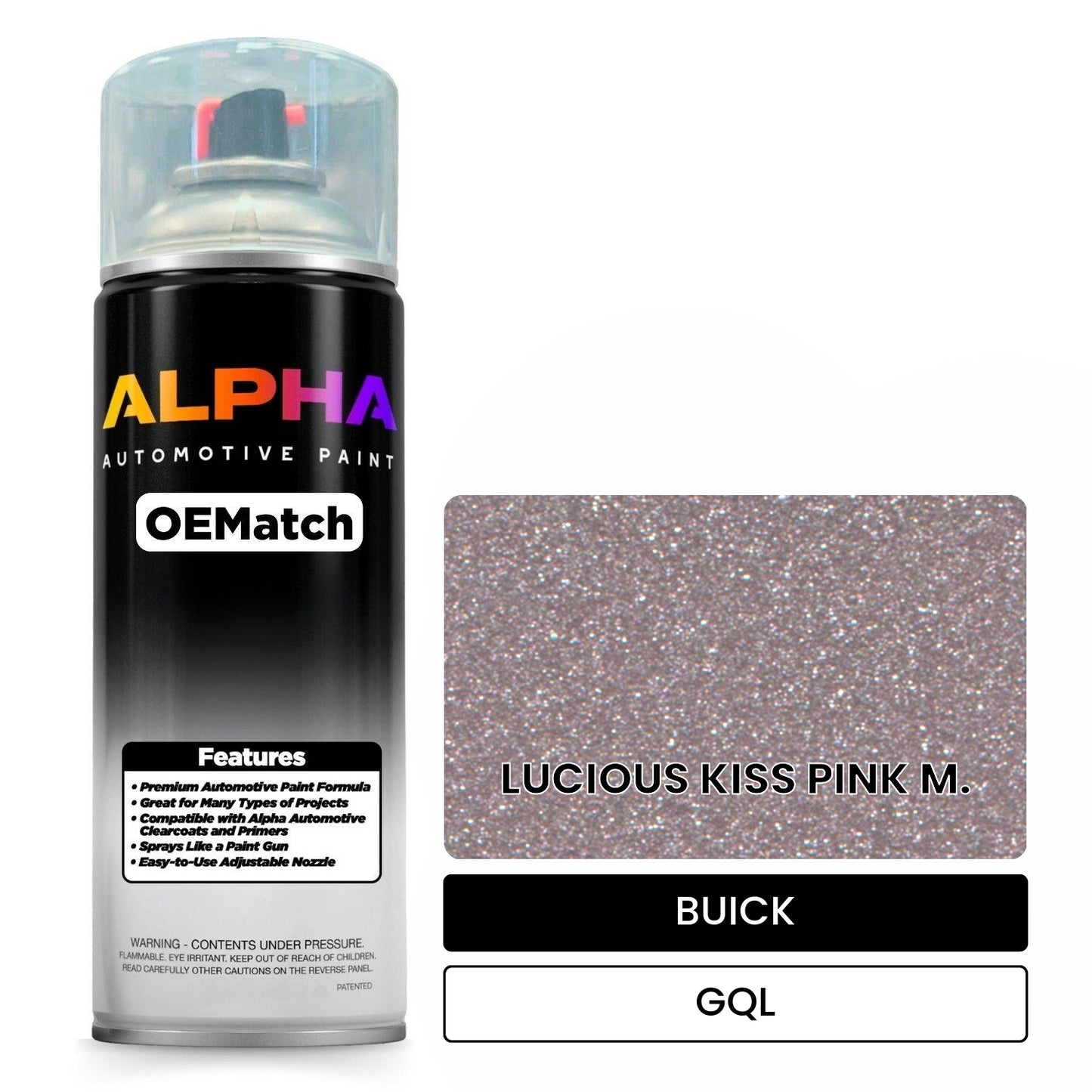 BUICK LUCIOUS KISS PINK M. GQL OEMatch Spraycan