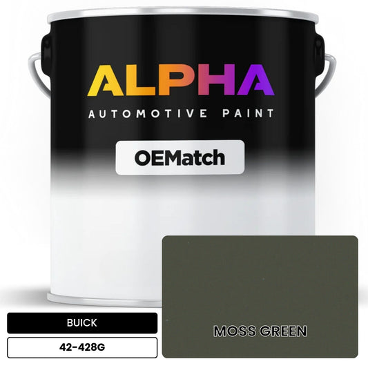 BUICK MOSS GREEN 42-428G OEMatch Basecoat