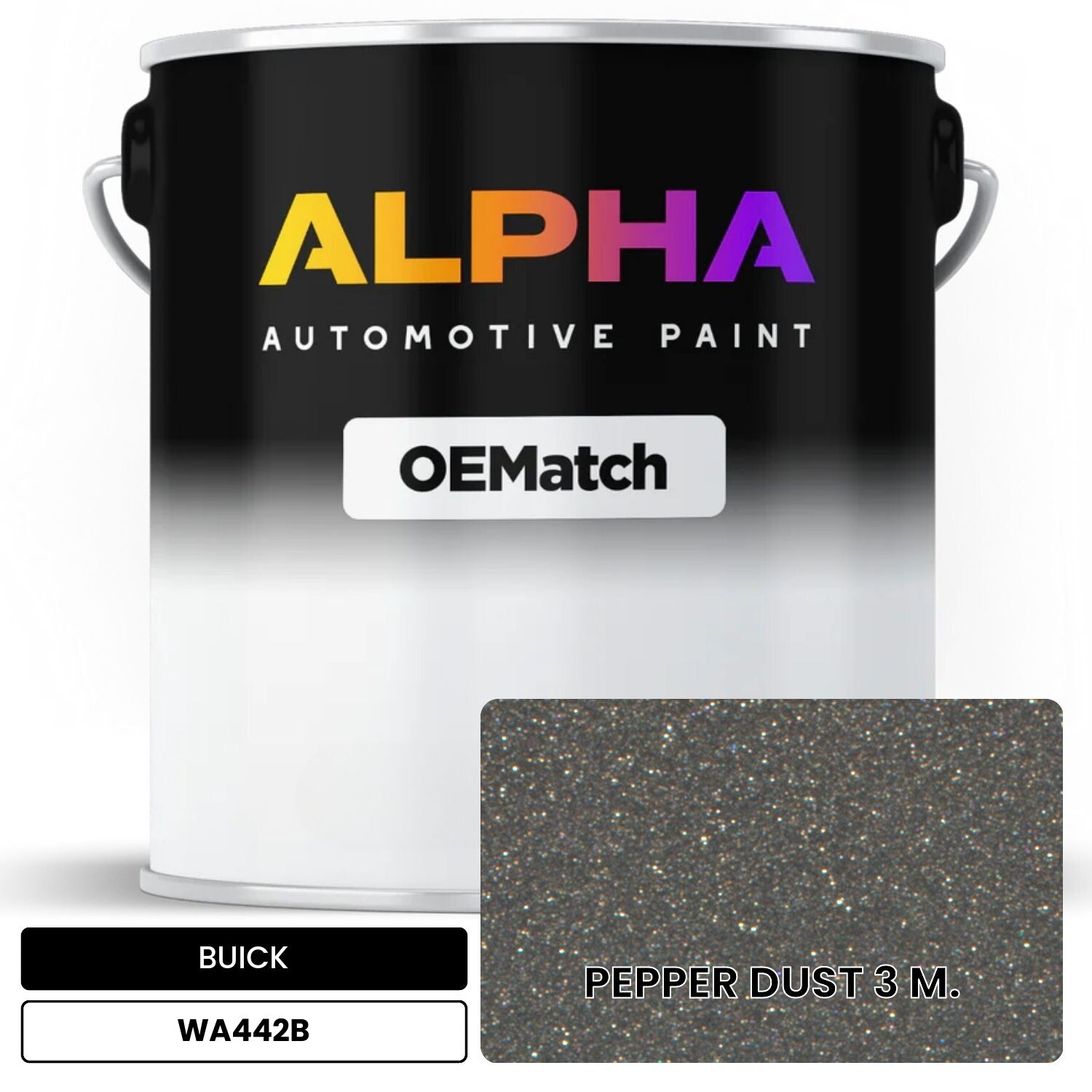 BUICK PEPPER DUST 3 M.  WA442B OEMatch Basecoat