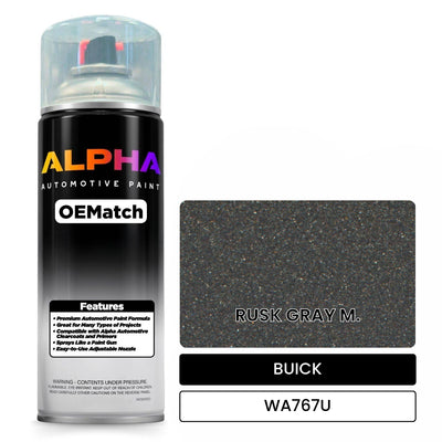 BUICK RUSK GRAY M. WA767U | OEMatch Automotive Spraycan