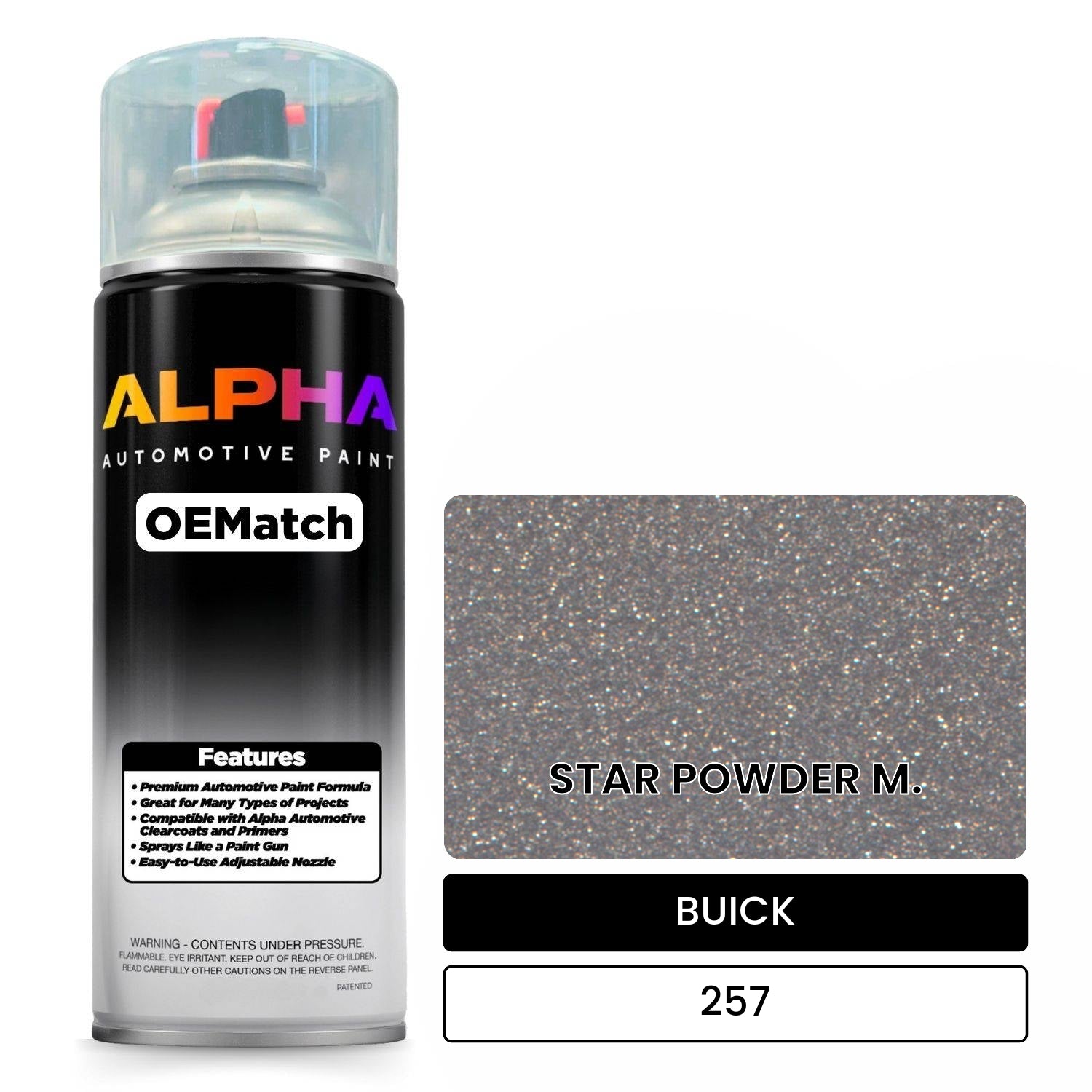BUICK STAR POWDER M. 257 OEMatch Spraycan