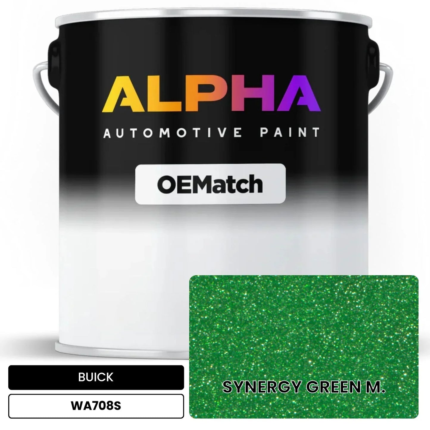 BUICK SYNERGY GREEN M. WA708S OEMatch Basecoat