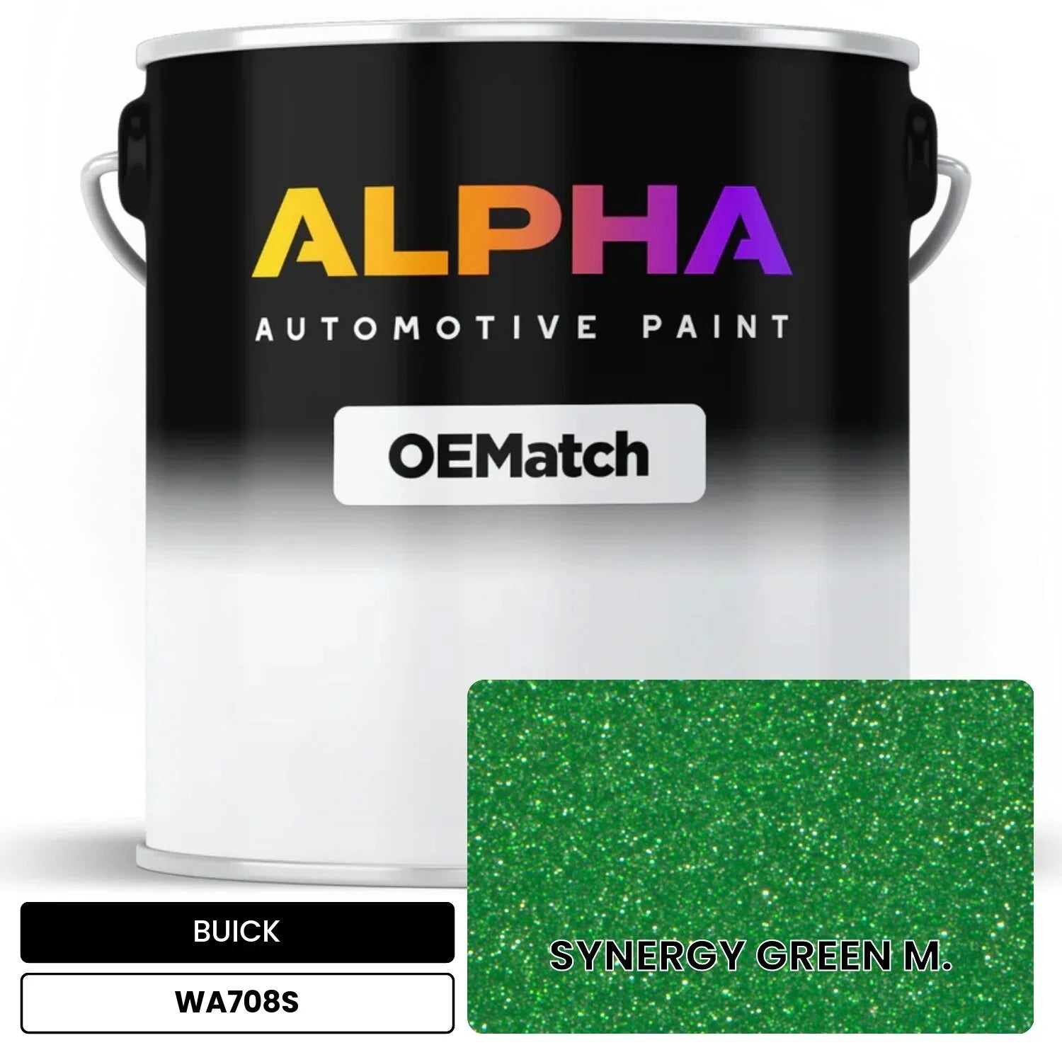 BUICK SYNERGY GREEN M. WA708S OEMatch Basecoat