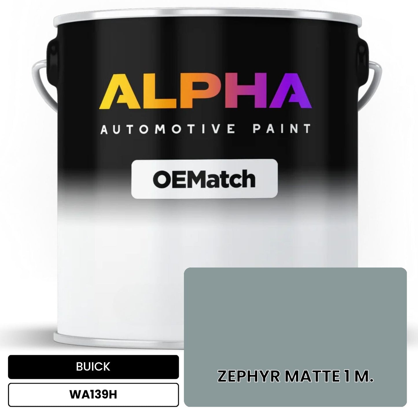 BUICK ZEPHYR MATTE 1 M. WA139H OEMatch Basecoat