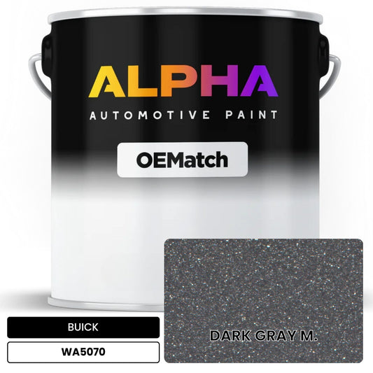 BUICK DARK GRAY M. WA5070 OEMatch Basecoat