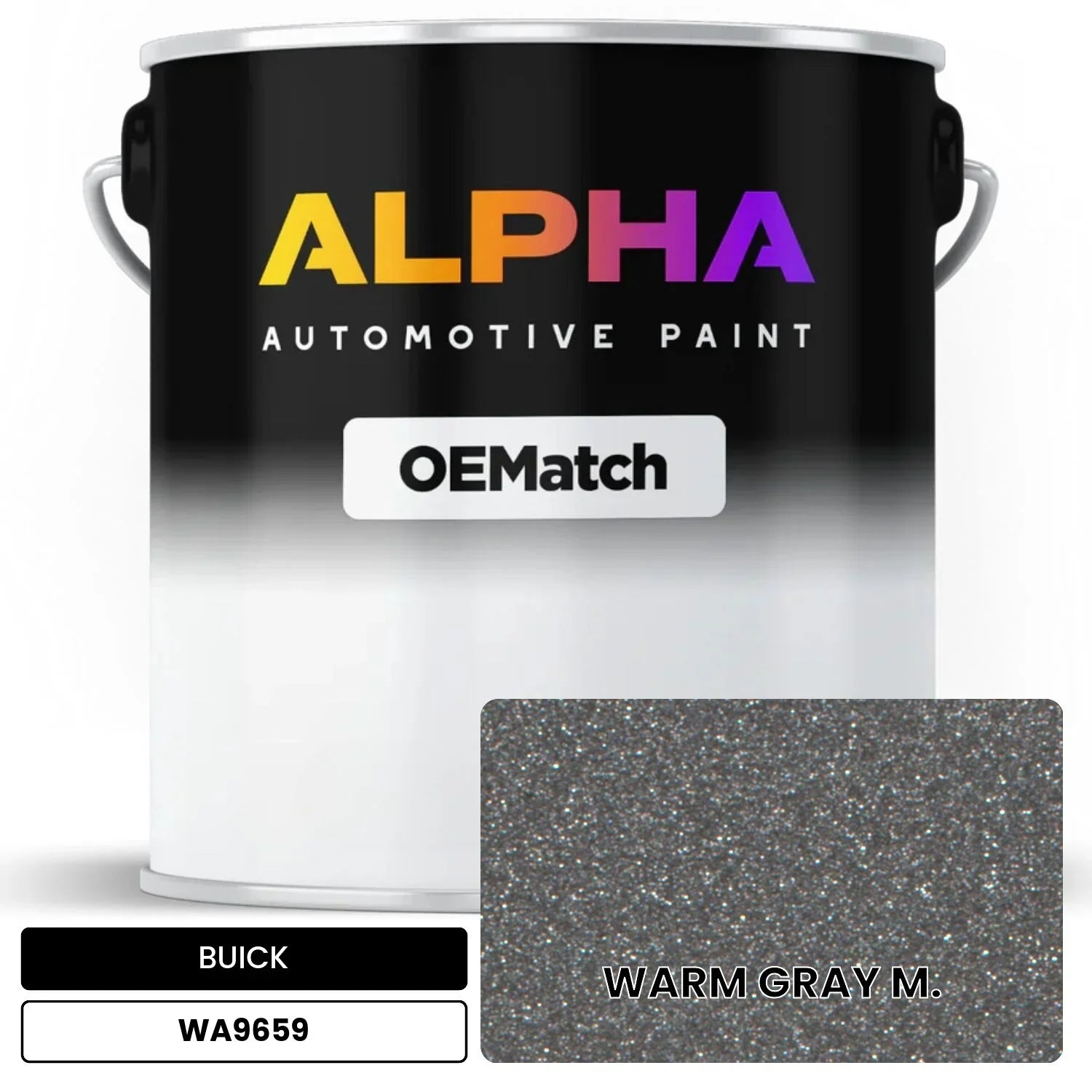 BUICK WARM GRAY M. WA9659 OEMatch Basecoat