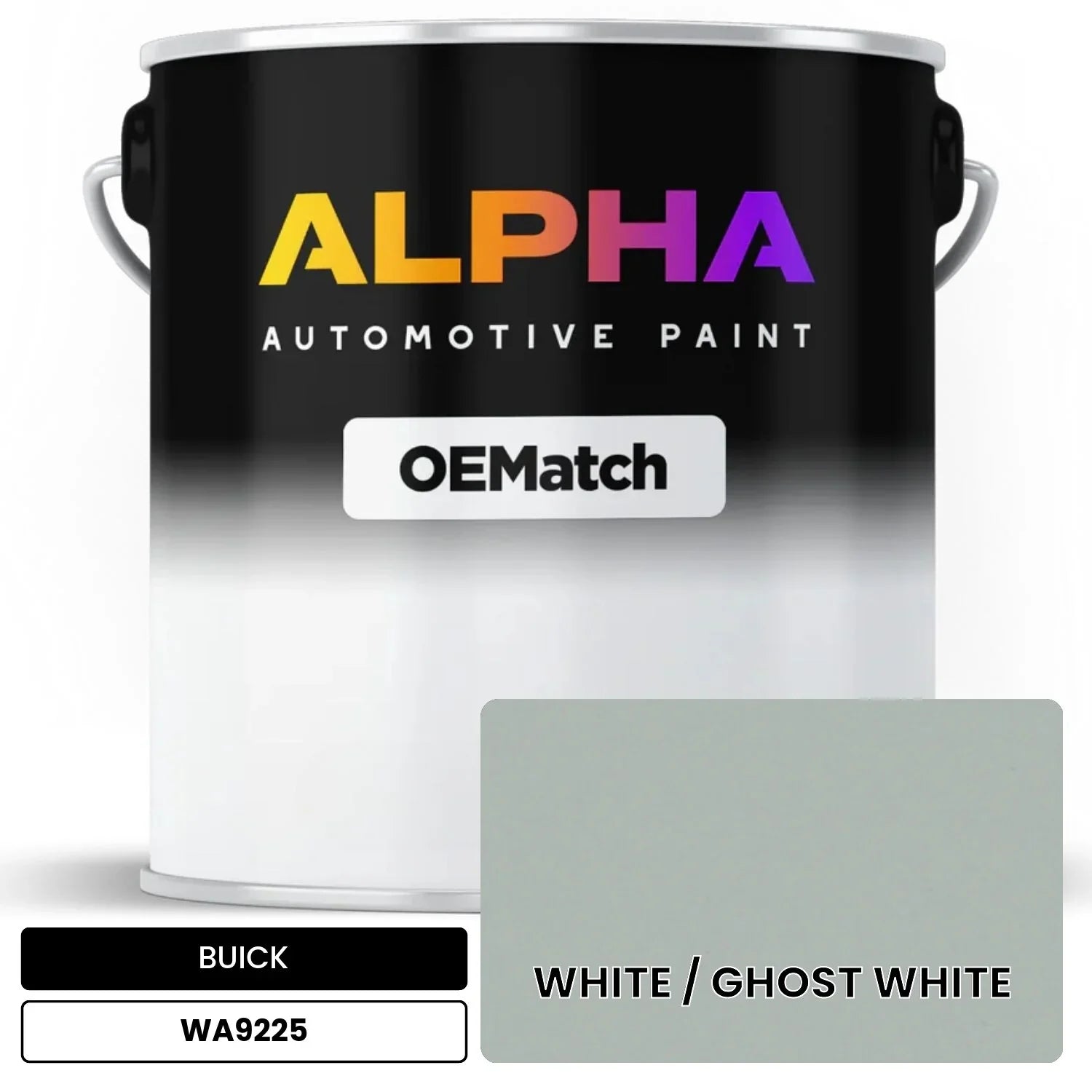 BUICK WHITE / GHOST WHITE WA9225 OEMatch Basecoat