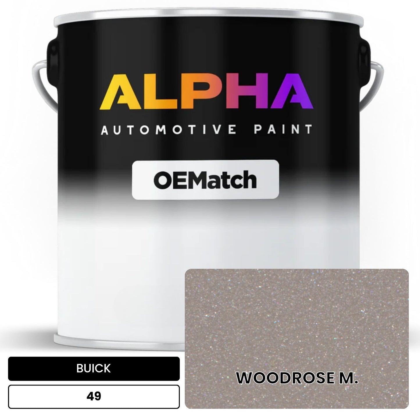 BUICK WOODROSE M. 49 OEMatch Basecoat