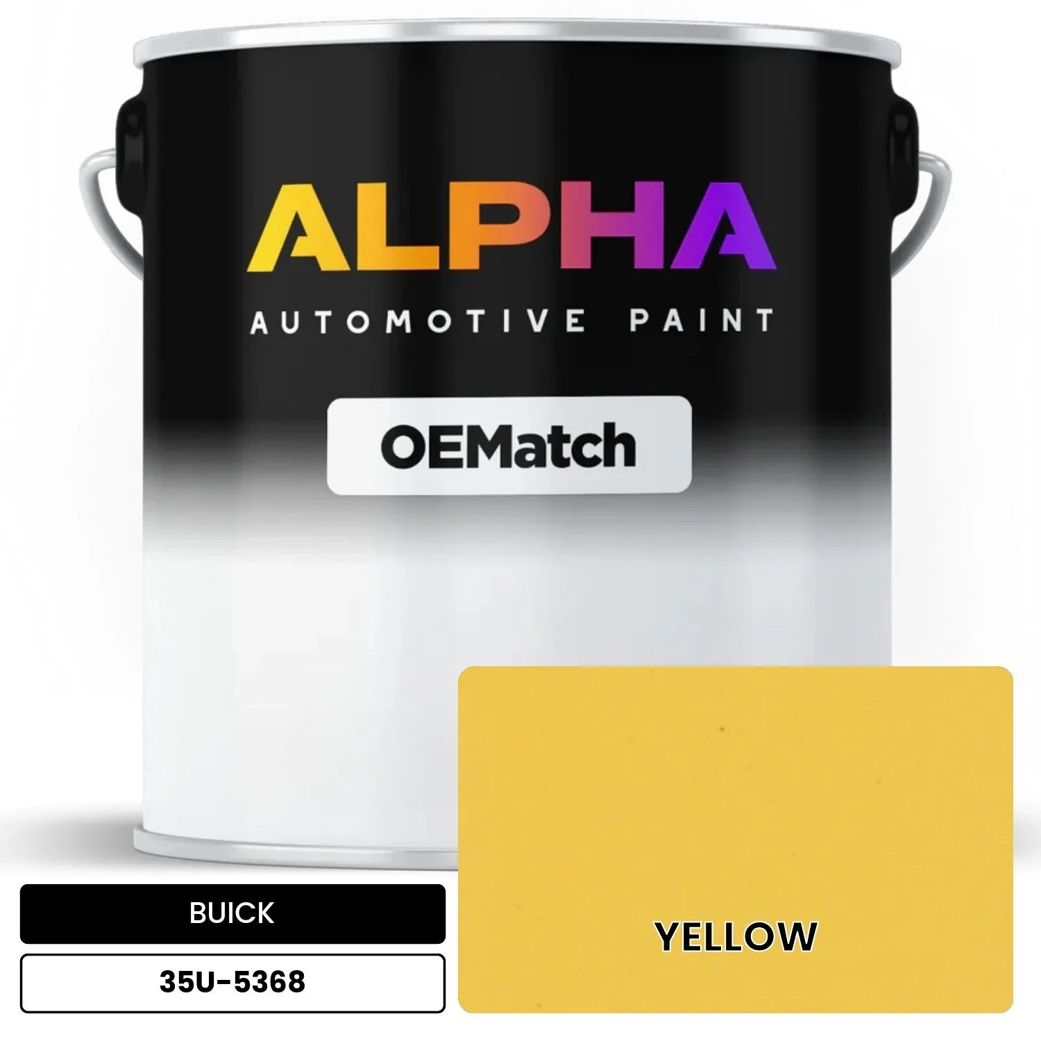 BUICK YELLOW 35U-5368 OEMatch Basecoat
