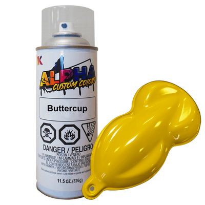 Buttercup Spray Can Midcoat - The Spray Source - Alpha Pigments