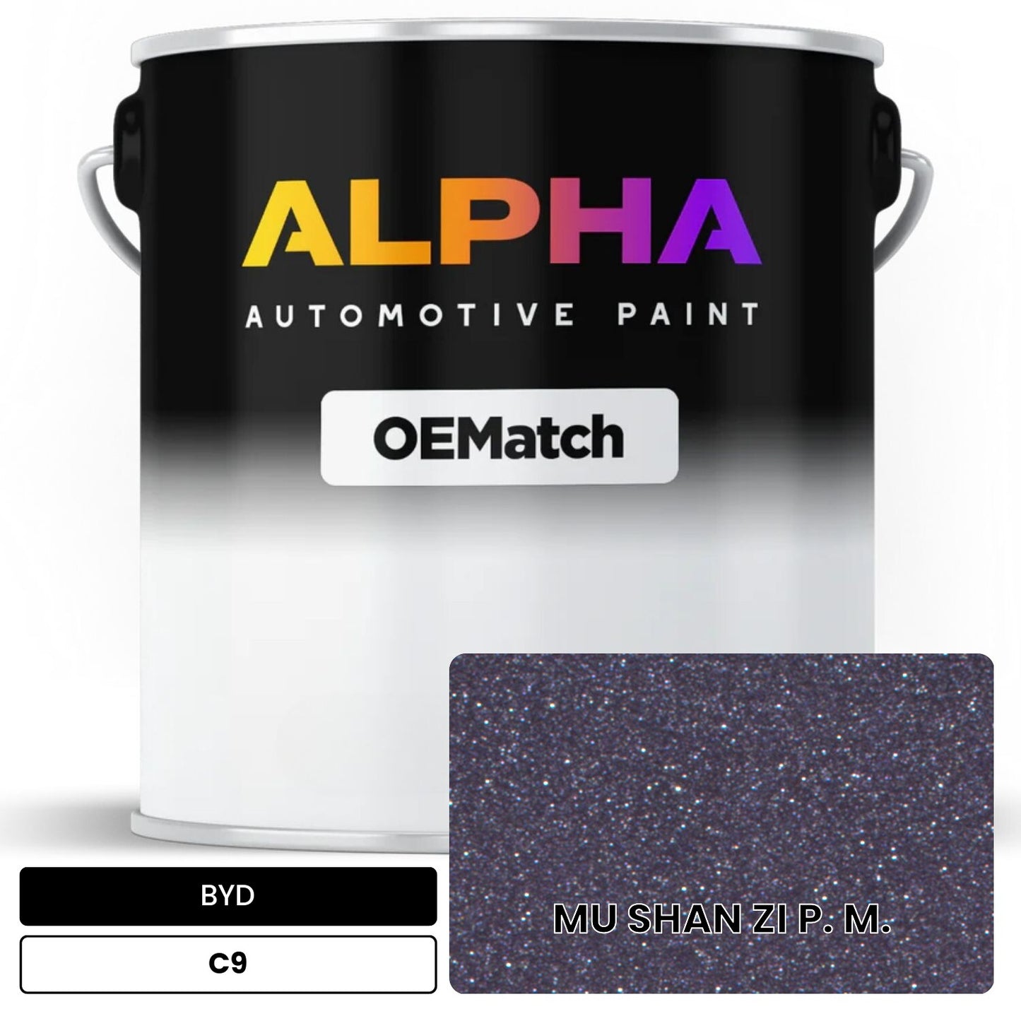 BYD MU SHAN ZI P. M. C9 OEMatch Basecoat