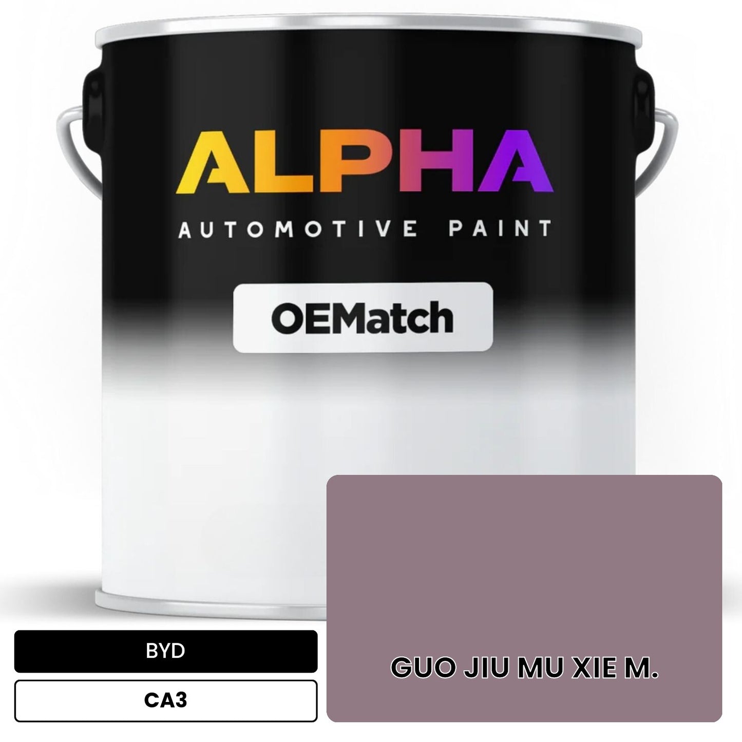 BYD GUO JIU MU XIE M. CA3 OEMatch Basecoat