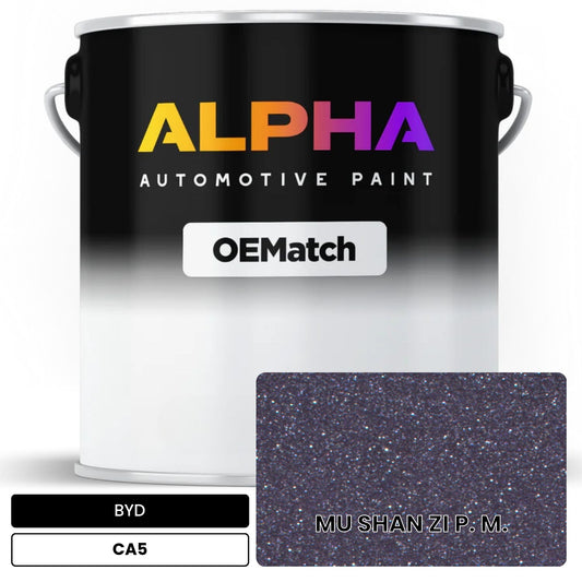 BYD MU SHAN ZI P. M. CA5 OEMatch Basecoat