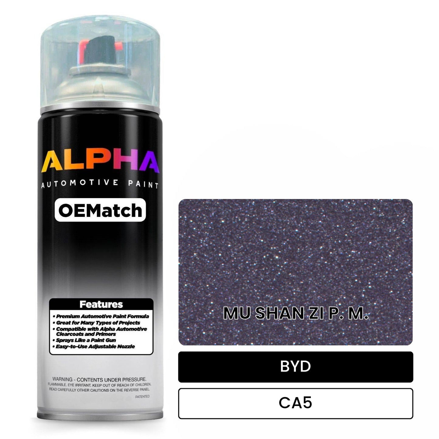 BYD MU SHAN ZI P. M. CA5 OEMatch Spraycan