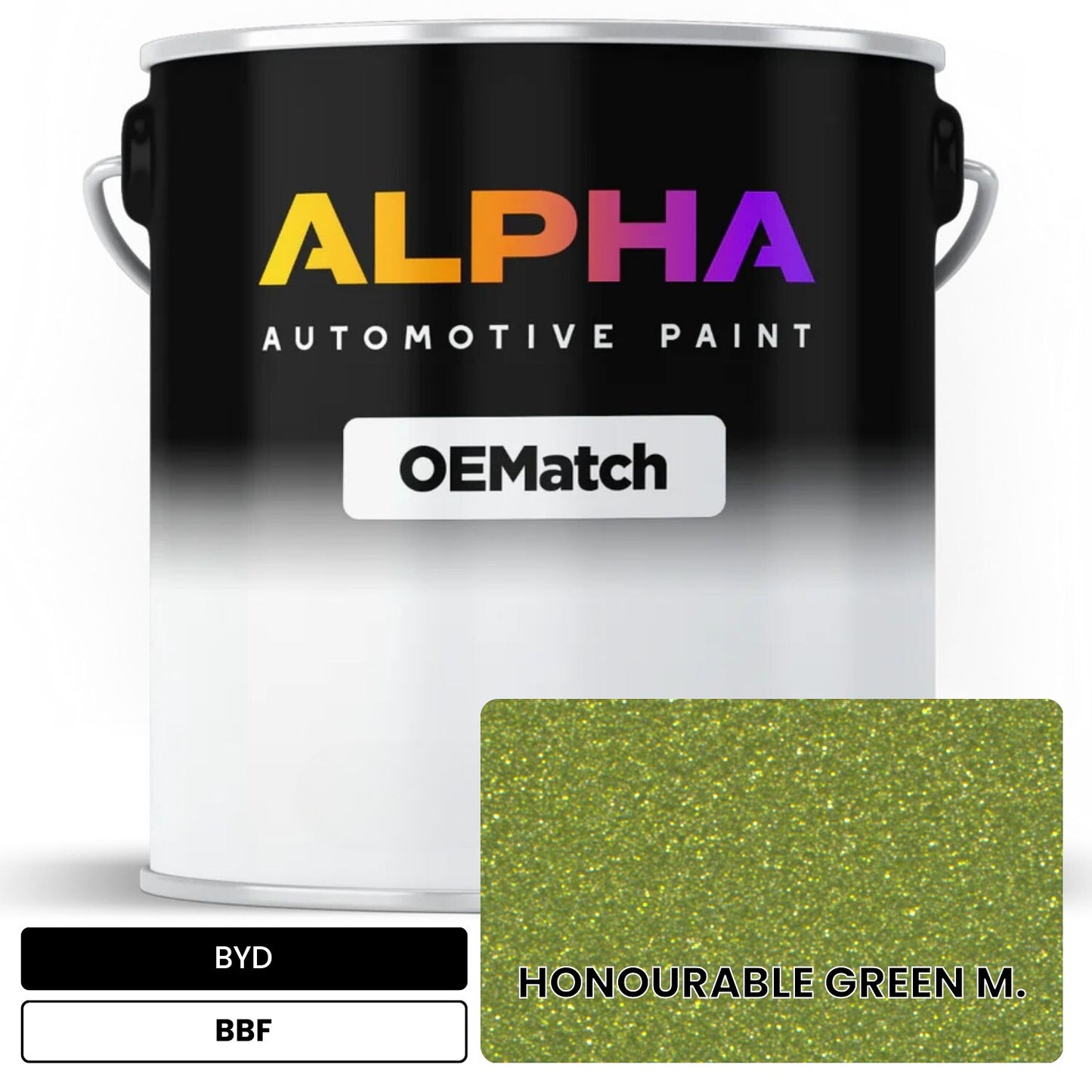 BYD HONOURABLE GREEN M. BBF OEMatch Basecoat