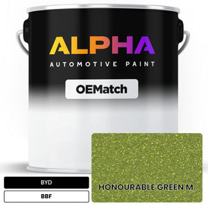 BYD HONOURABLE GREEN M. BBF | OEMatch Automotive Basecoat
