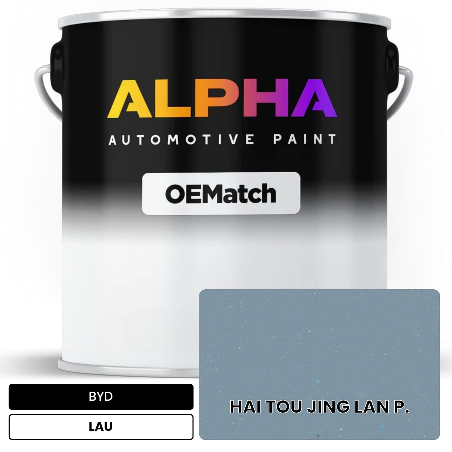 BYD HAI TOU JING LAN P. LAU OEMatch Basecoat