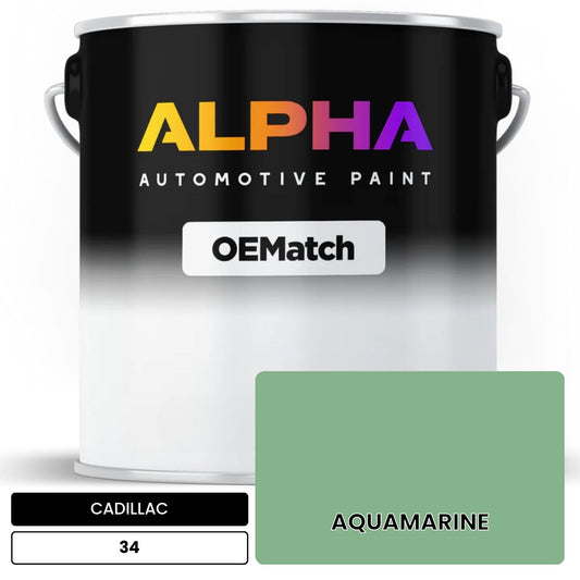 CADILLAC AQUAMARINE 34 OEMatch Basecoat
