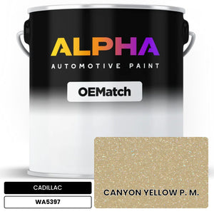 CADILLAC CANYON YELLOW P. M. WA5397 | OEMatch Automotive Basecoat