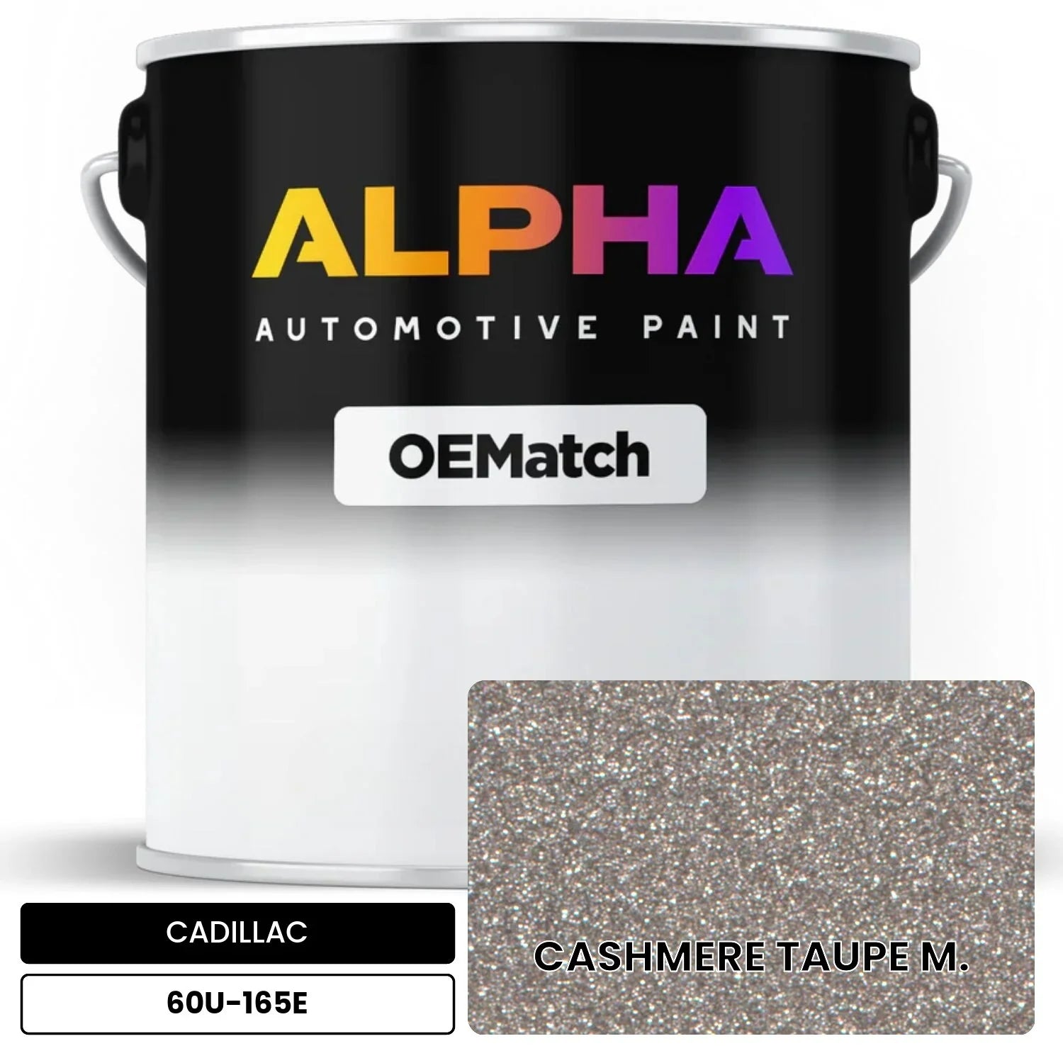 CADILLAC CASHMERE TAUPE M. 60U-165E OEMatch Basecoat