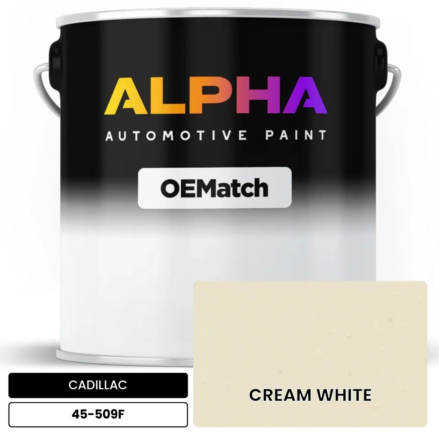 CADILLAC CREAM WHITE 45-509F OEMatch Basecoat