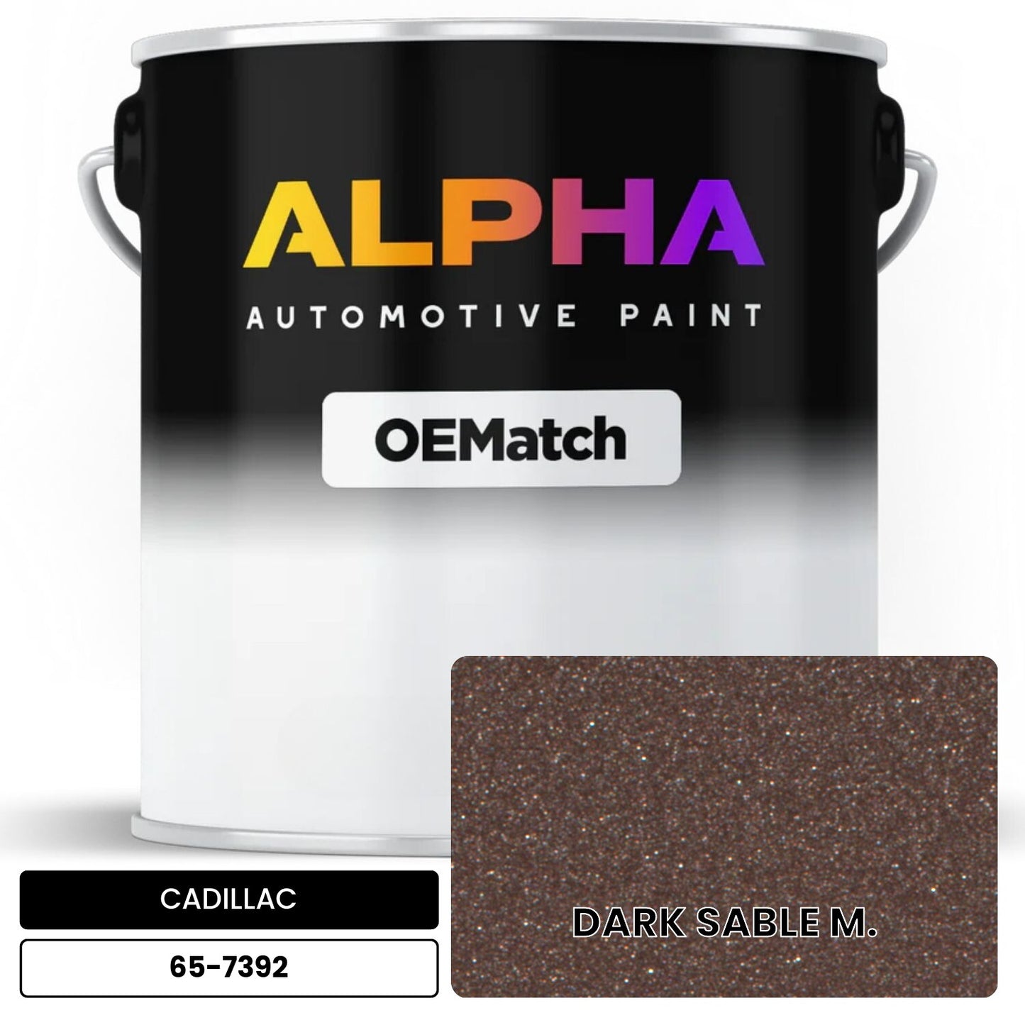 CADILLAC DARK SABLE M. 65-7392 OEMatch Basecoat