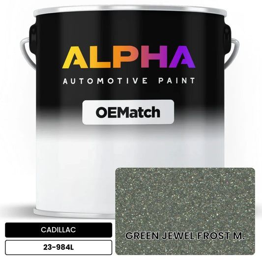 CADILLAC GREEN JEWEL FROST M. 23-984L OEMatch Basecoat