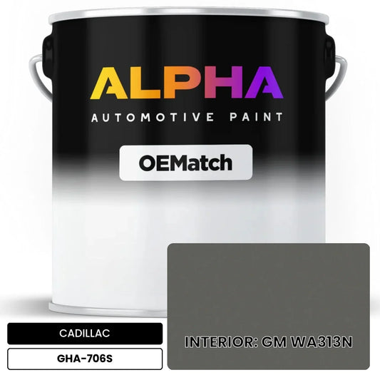 CADILLAC INTERIOR: GM WA313N GHA-706S OEMatch Basecoat