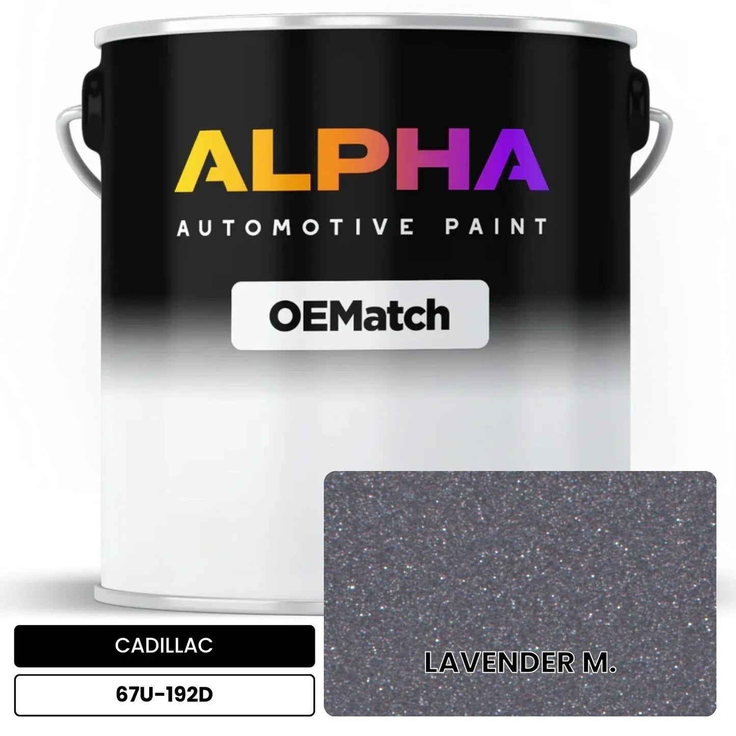 CADILLAC LAVENDER M. 67U-192D OEMatch Basecoat