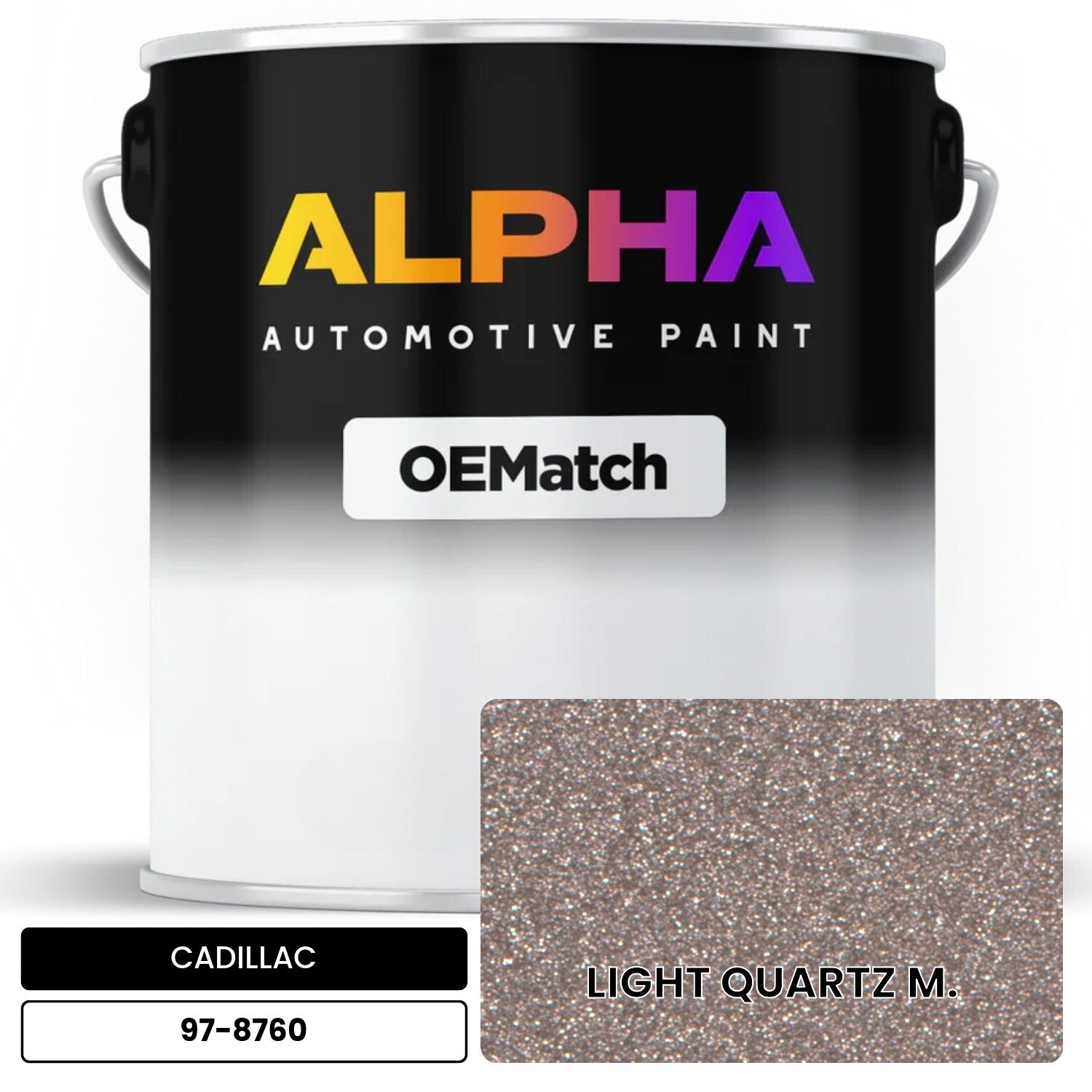 CADILLAC LIGHT QUARTZ M. 97-8760 OEMatch Basecoat