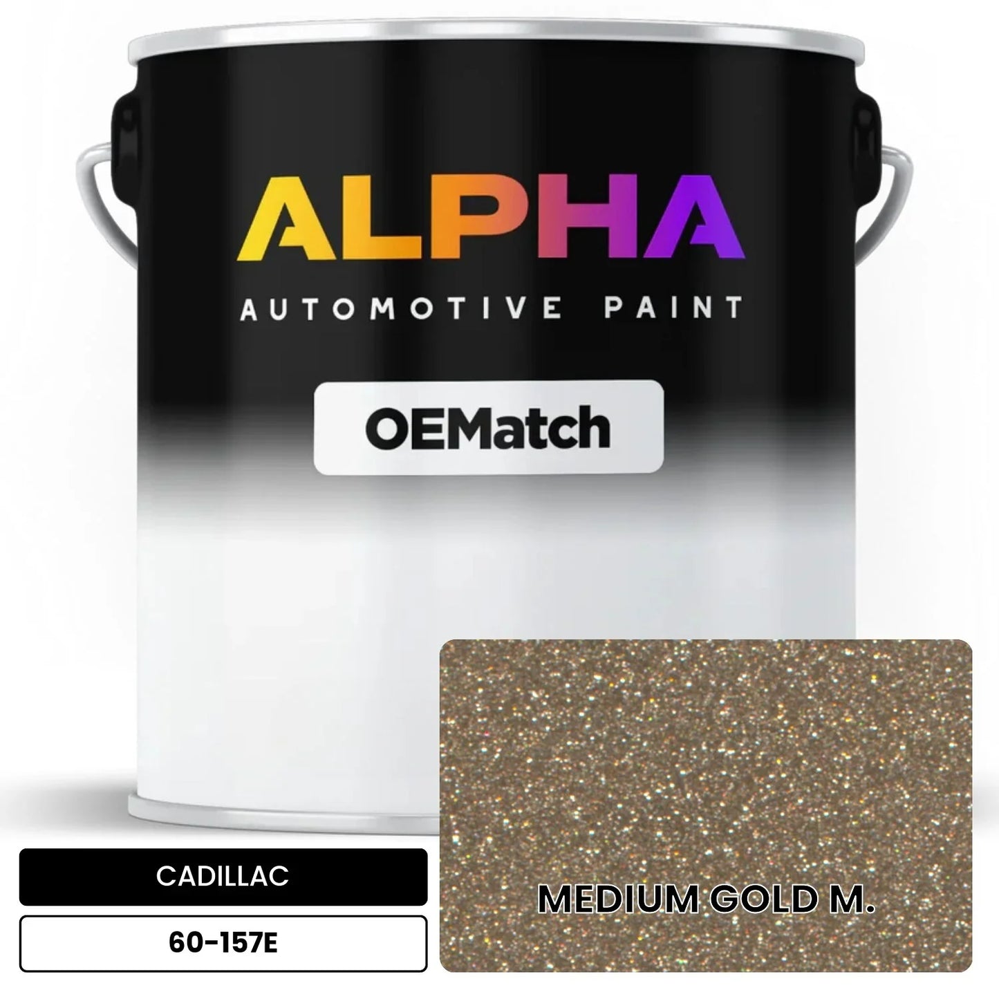 CADILLAC MEDIUM GOLD M. 60-157E OEMatch Basecoat