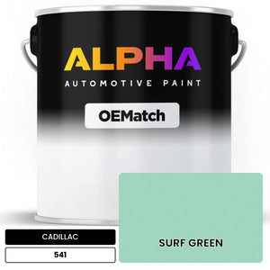 CADILLAC SURF GREEN 541 | OEMatch Automotive Basecoat