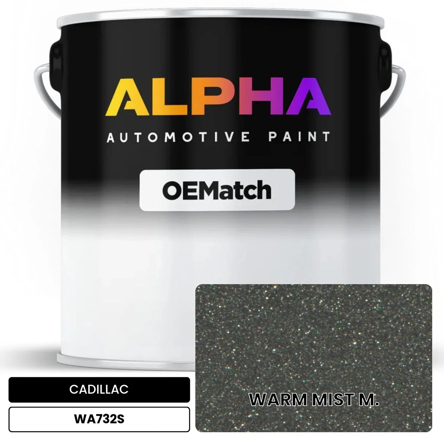 CADILLAC WARM MIST M. WA732S OEMatch Basecoat