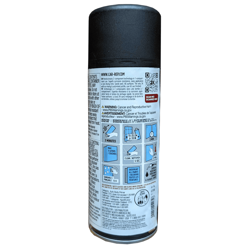 Car-Rep 2k Epoxy Primer / Sealer Spray Can - The Spray Source - Car-Rep