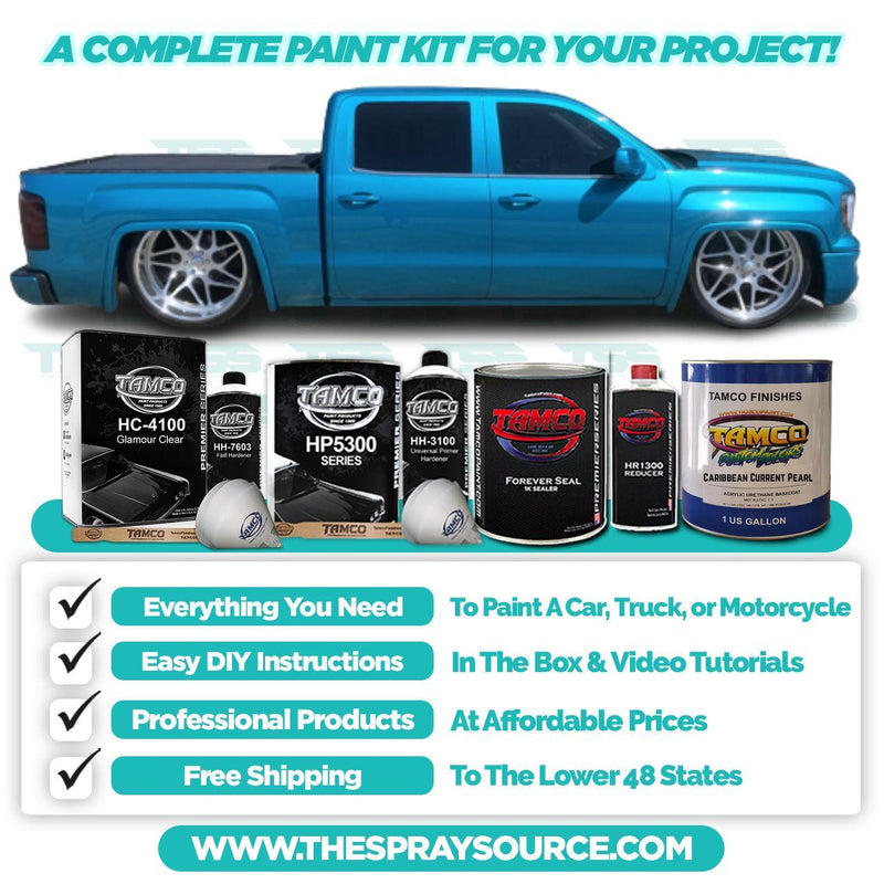 Caribbean Current Pearl Large Car kit (White Ground Coat) - The Spray Source - Tamco Paint