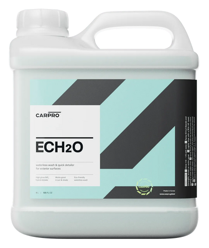 CarPro ECH2O 4L waterless wash and quick detailer for exterior surfaces in white container