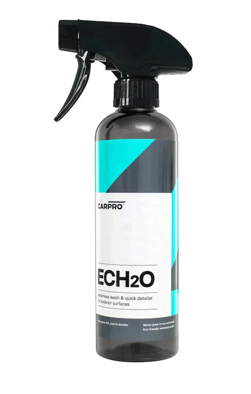 CarPro ECH2O waterless wash and quick detailer spray bottle for car exterior surfaces