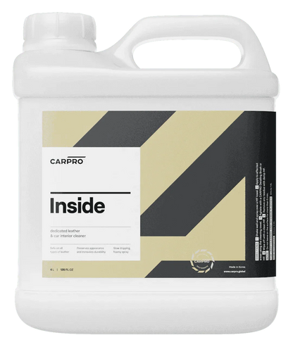 CarPro Inside dedicated leather and car interior cleaner in 4L white plastic container