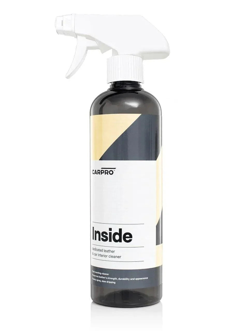 CarPro Inside leather and car interior cleaner spray bottle with white trigger